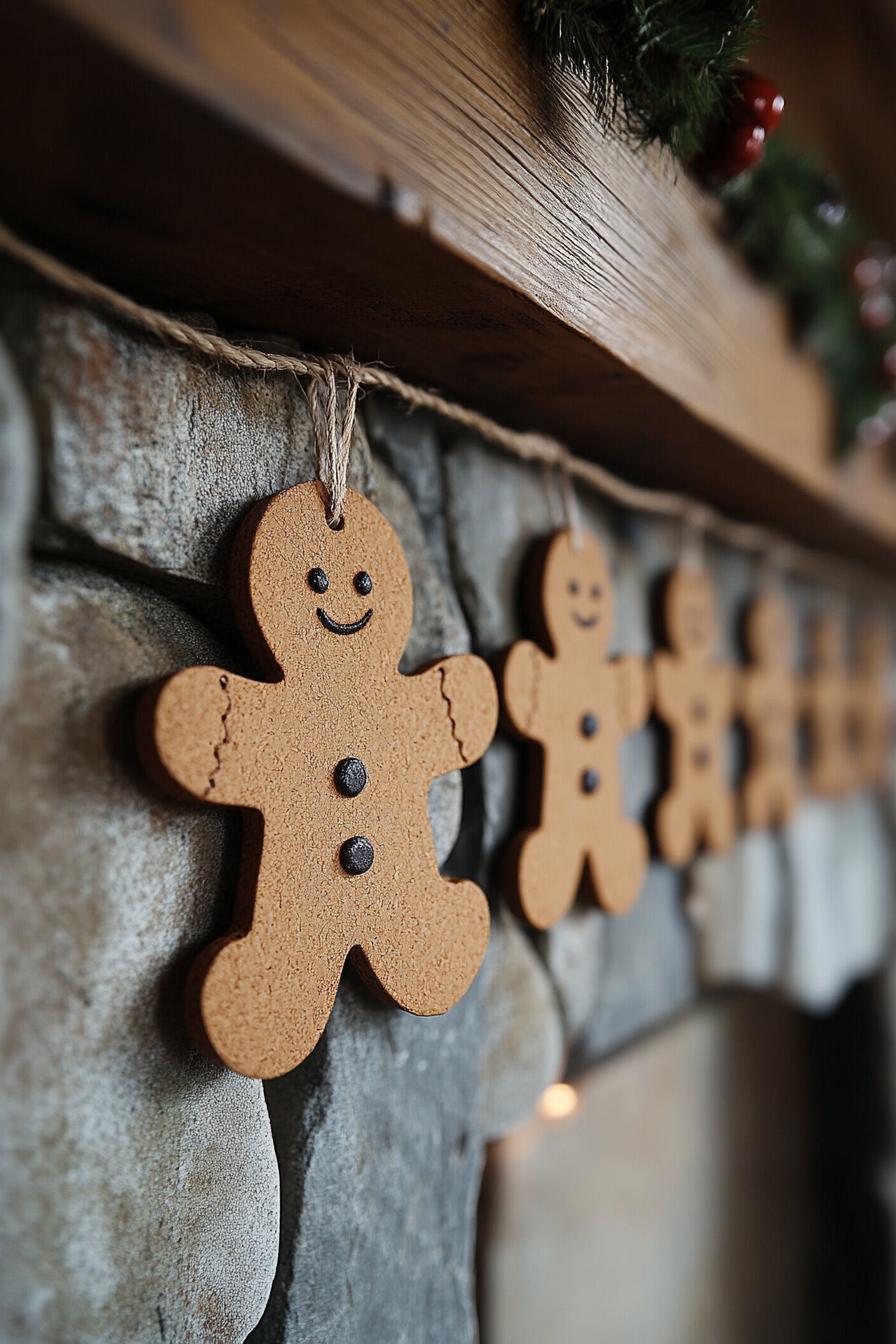 10. Rustic Gingerbread Man Garlands-2