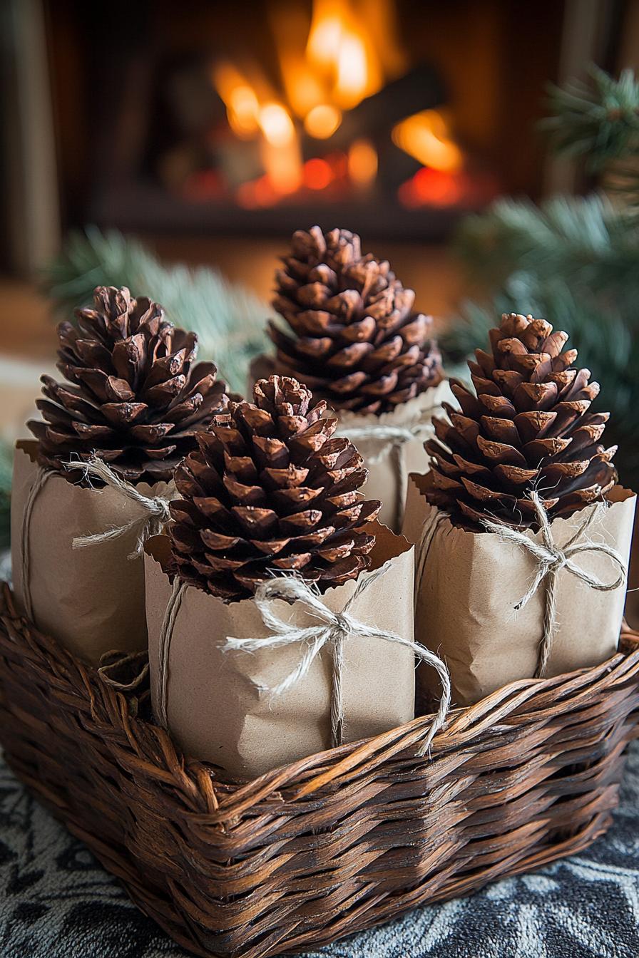 13. Rustic Pine Cone Fire Starters-1