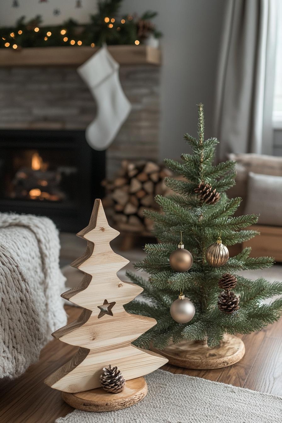 3. Rustic Wooden Tree Decor Inspiration-0