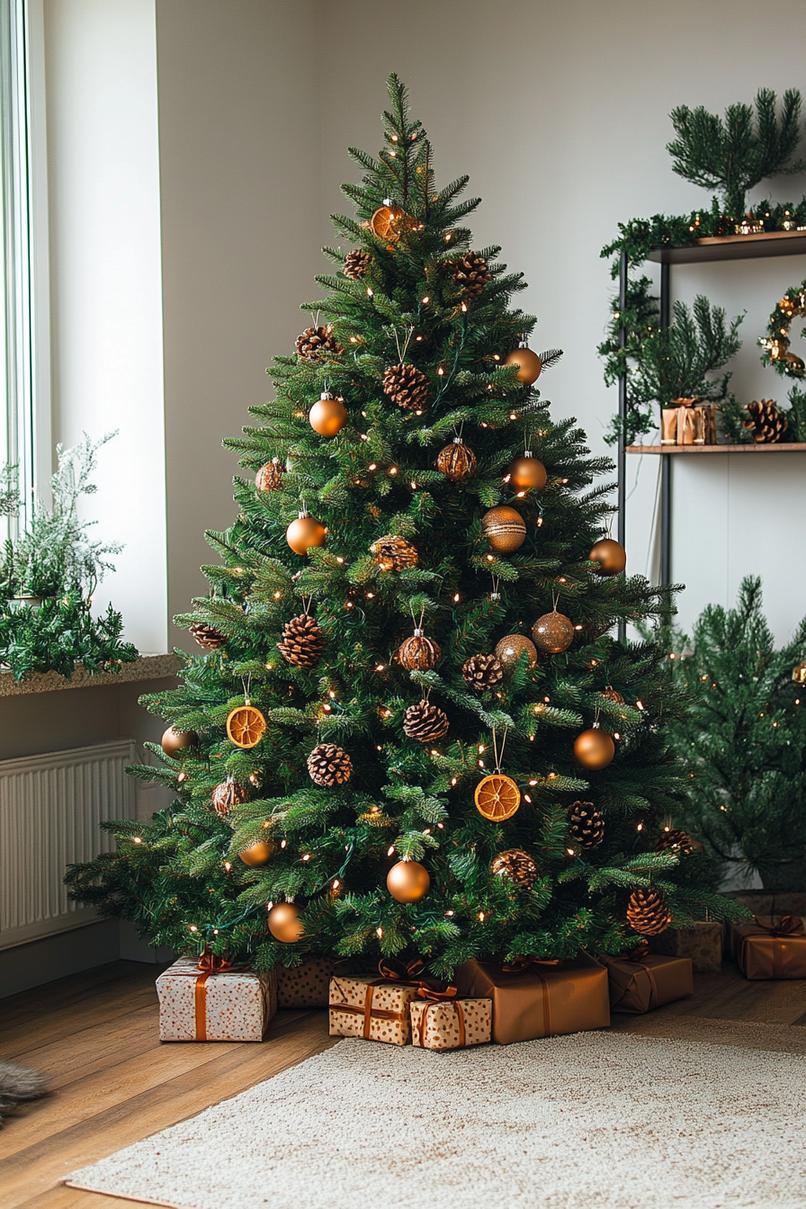 3. Simple Christmas Tree Decor Ideas-0