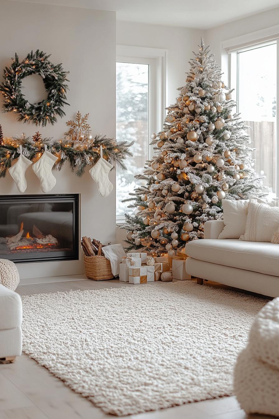 3. Simple Christmas Tree Decor Ideas-1