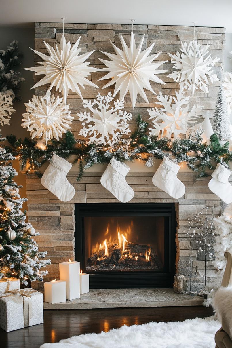 15. Snowflake Mantel Magic-0