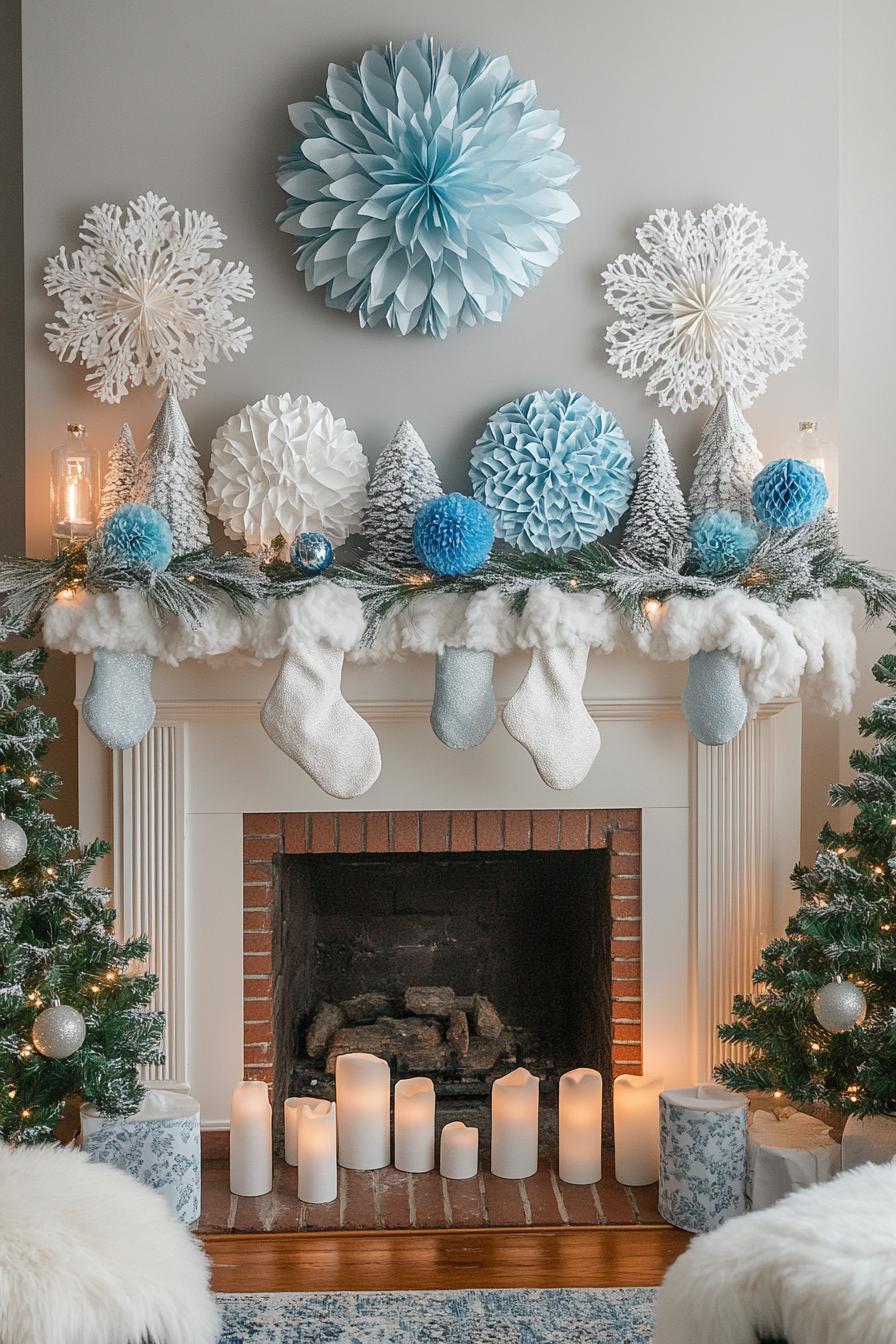 15. Snowflake Mantel Magic-1