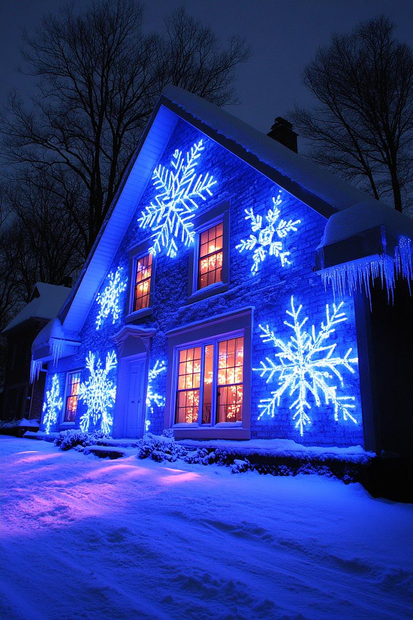 2. Snowflake Spectacle: Roof & Windows-2