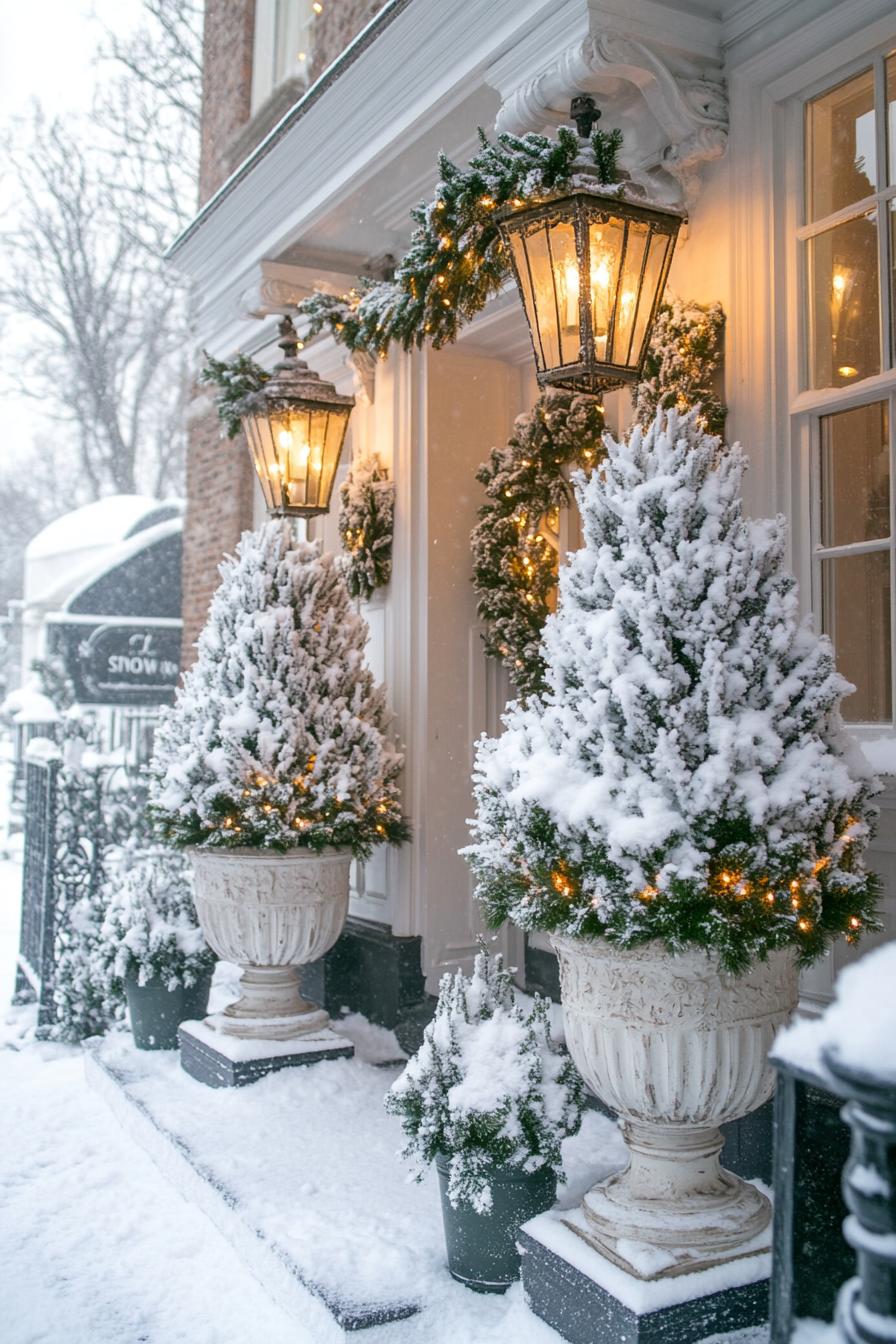 13. Snowy Outdoor Topiary Inspiration-0