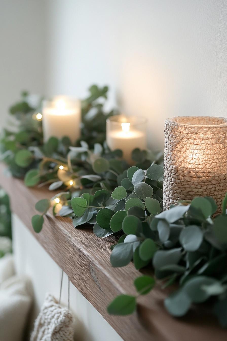 14. Subtle Eucalyptus Holiday Greenery-0