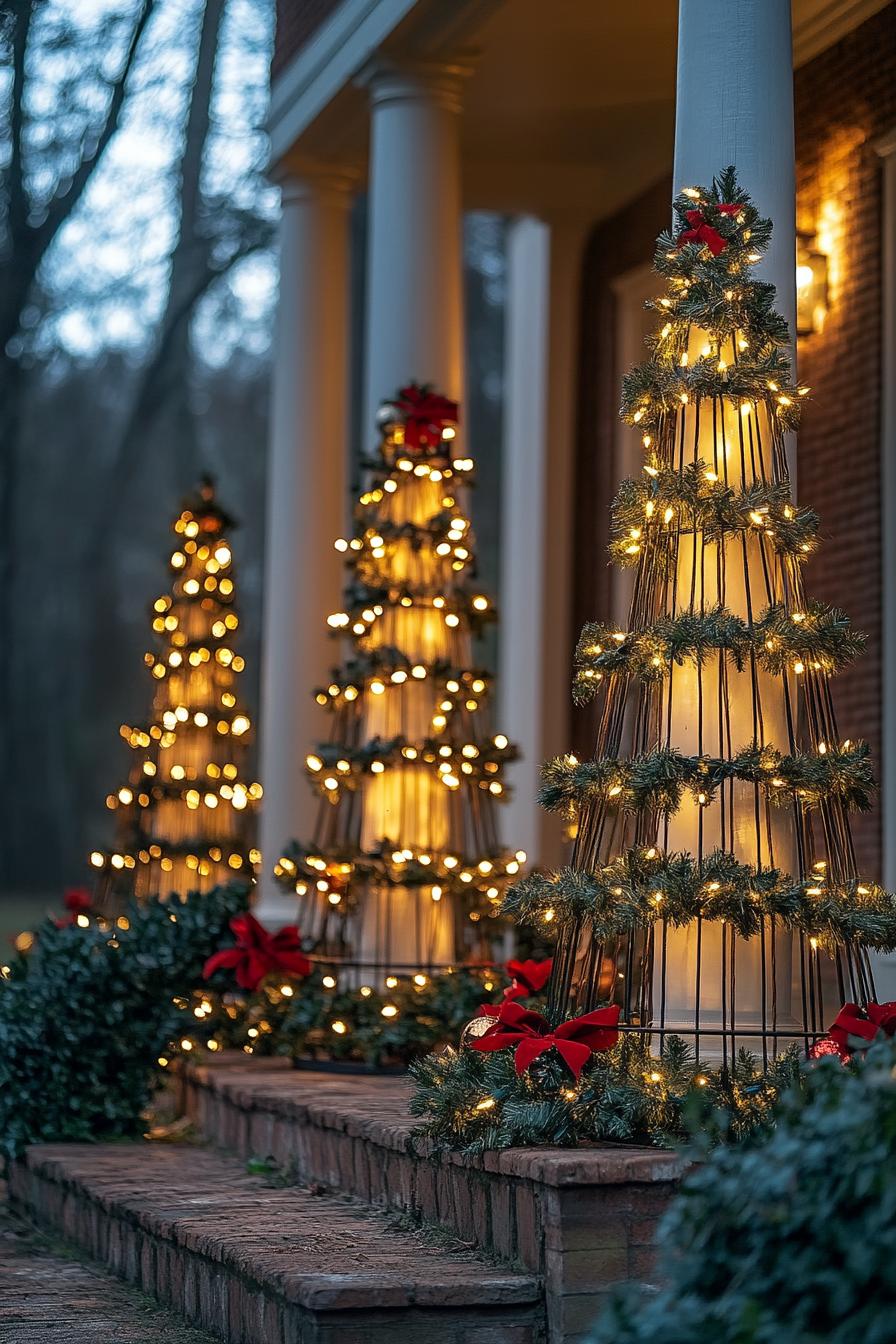 17. Tomato Cage Christmas Tree Ideas-0