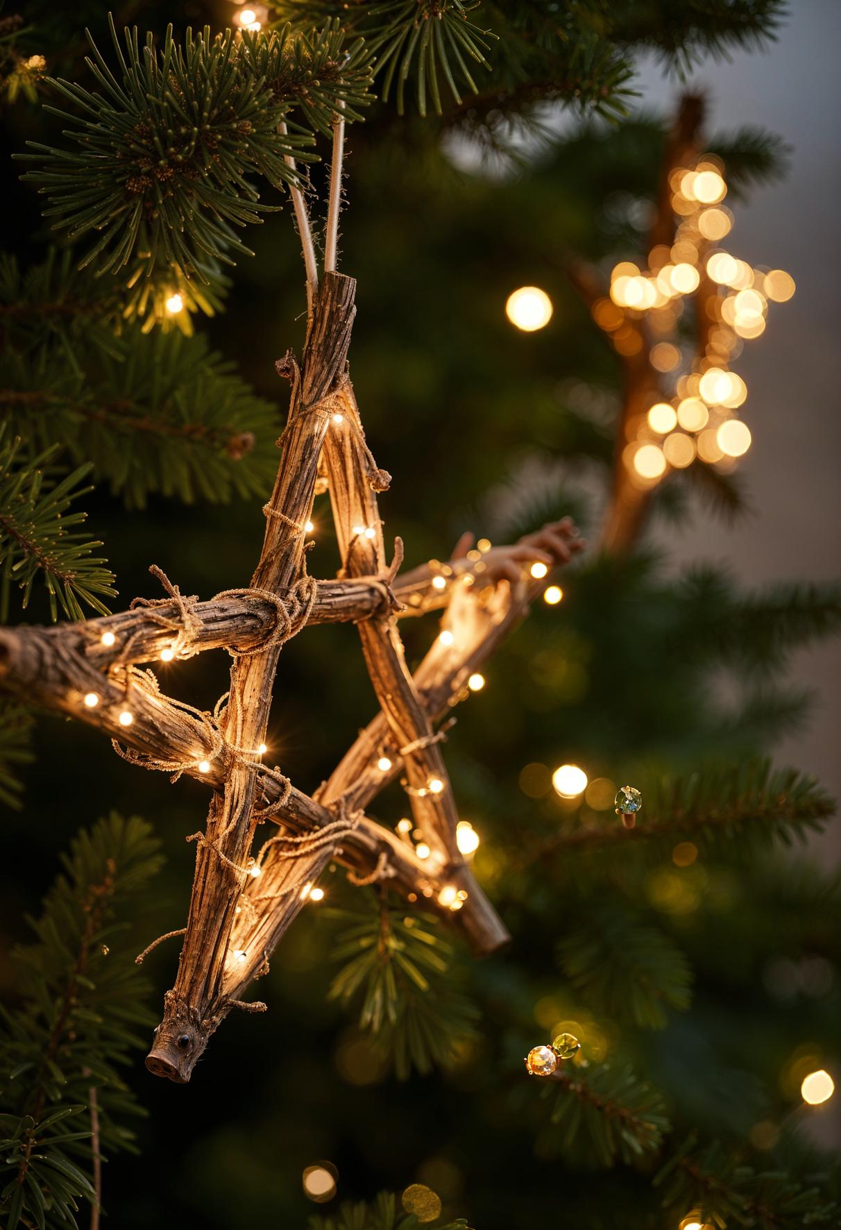 11. Twig Starlight Christmas Decor-1