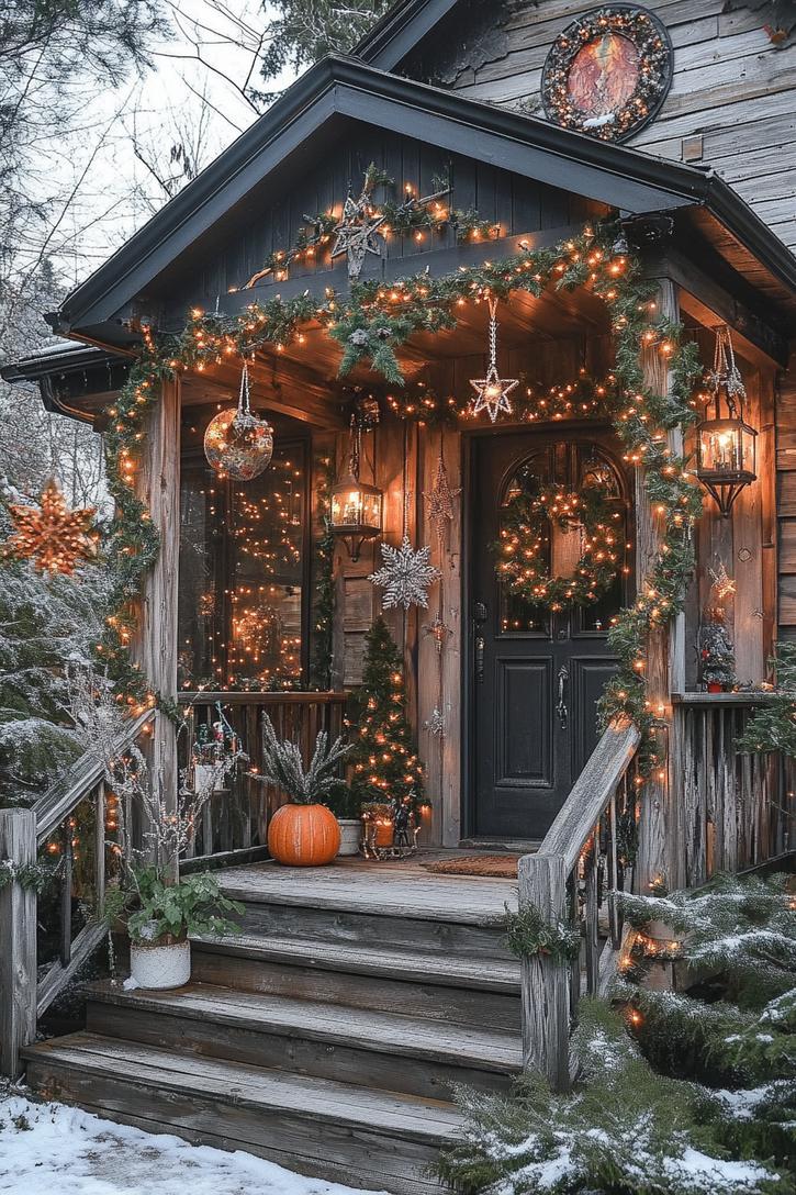 9. Twinkling Porch Railing Illumination-1