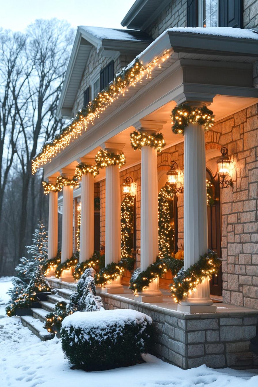 9. Twinkling Porch Railing Illumination-2