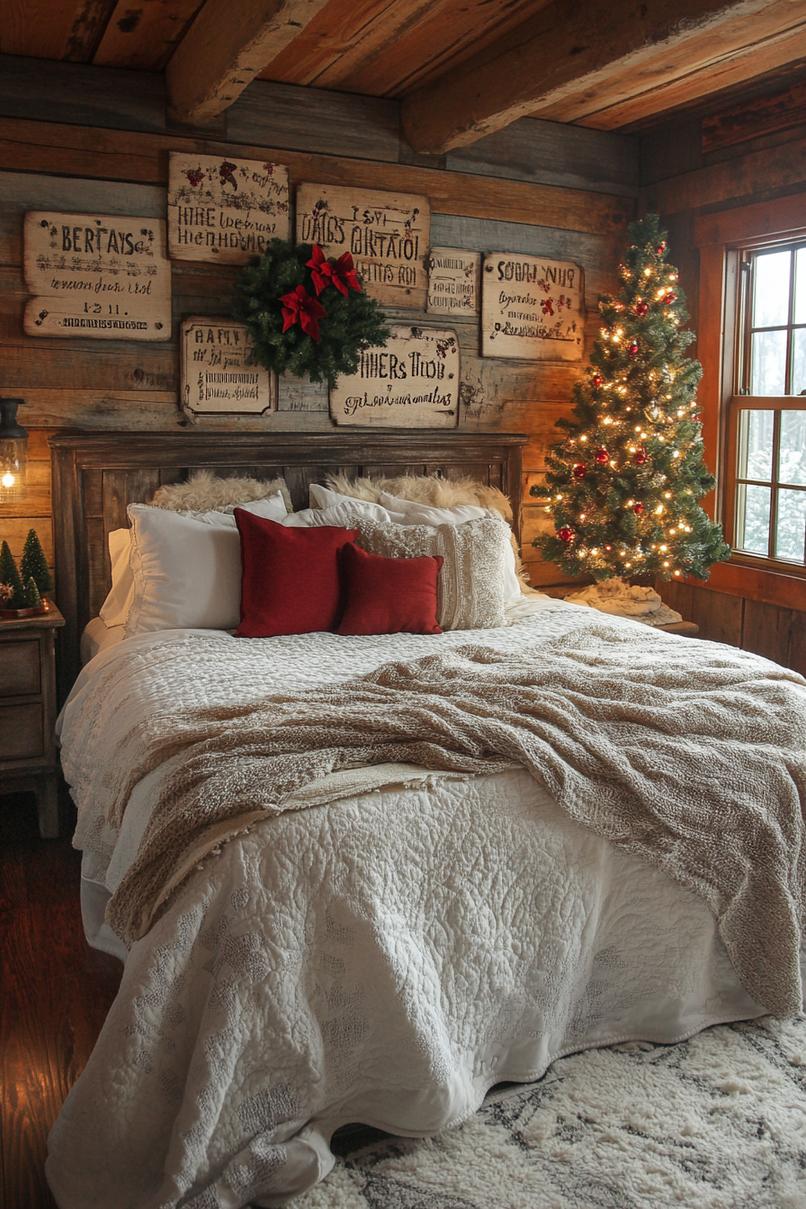 6. Warm Christmas Sign Decor Ideas-0