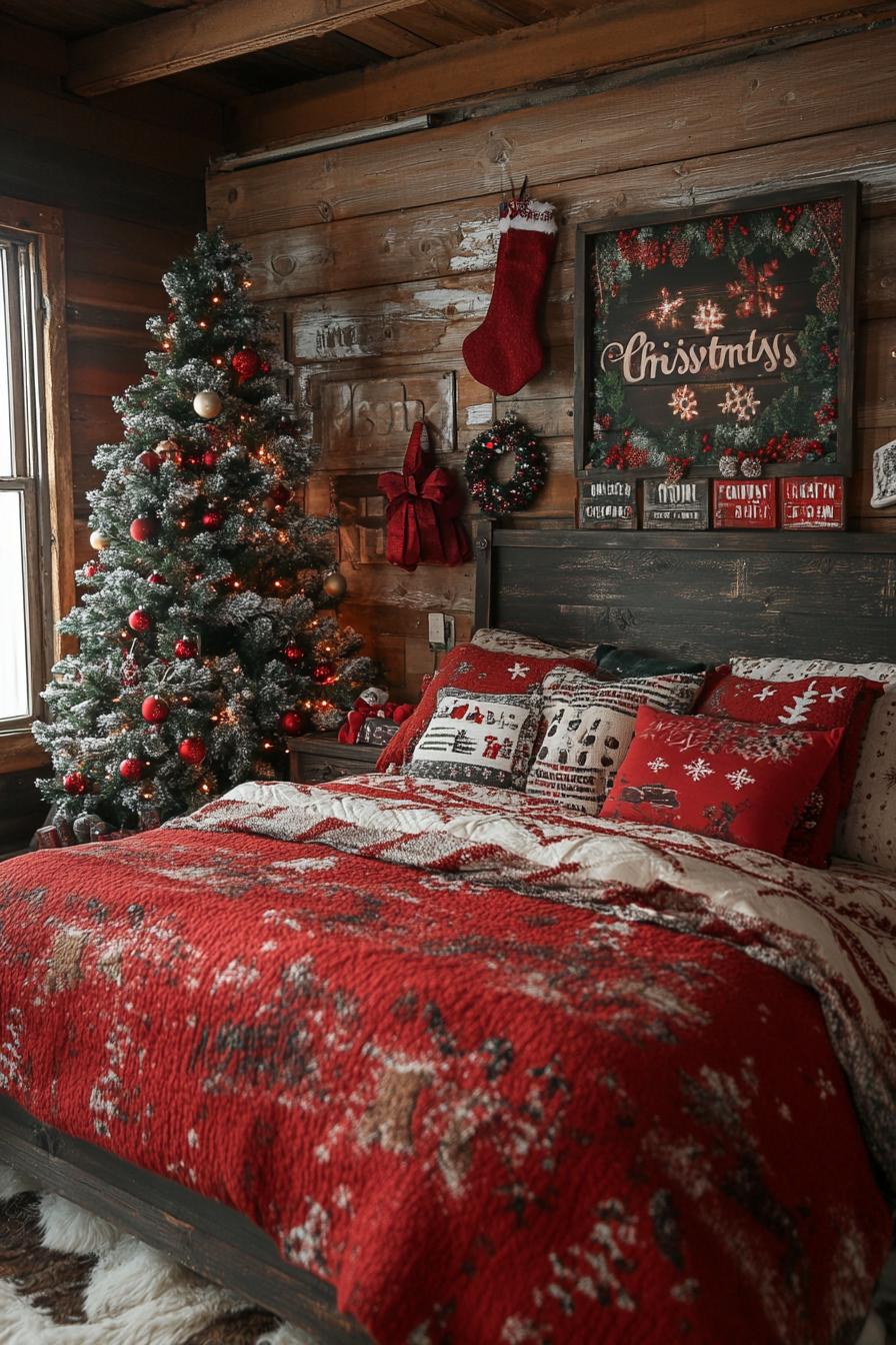 6. Warm Christmas Sign Decor Ideas-1