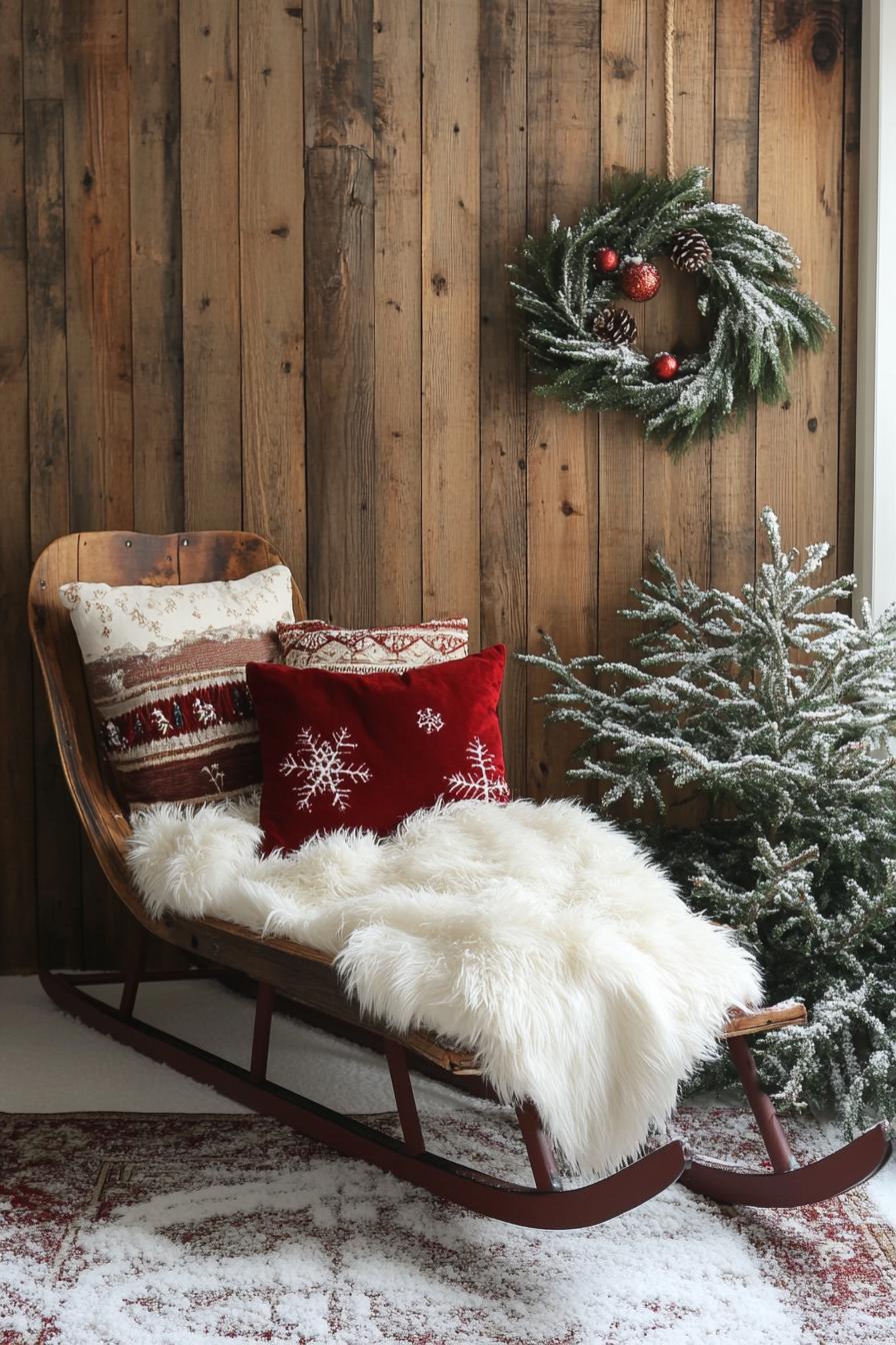 8. Winter Sled Decor Inspiration-0