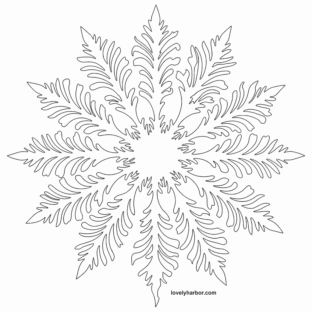 snowflake cricut pattern 1 WM