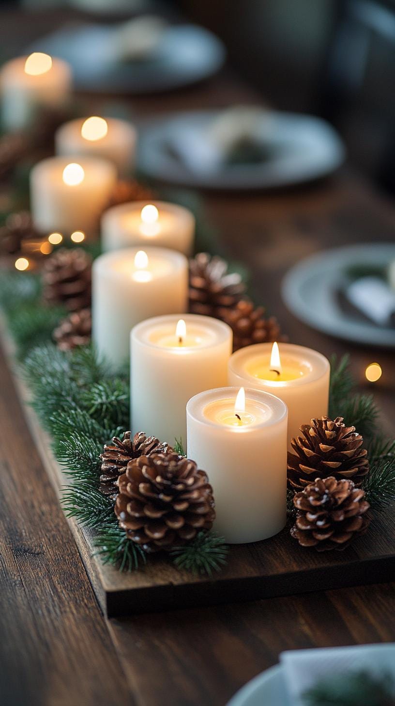 10. Cozy Christmas Table Decor-0