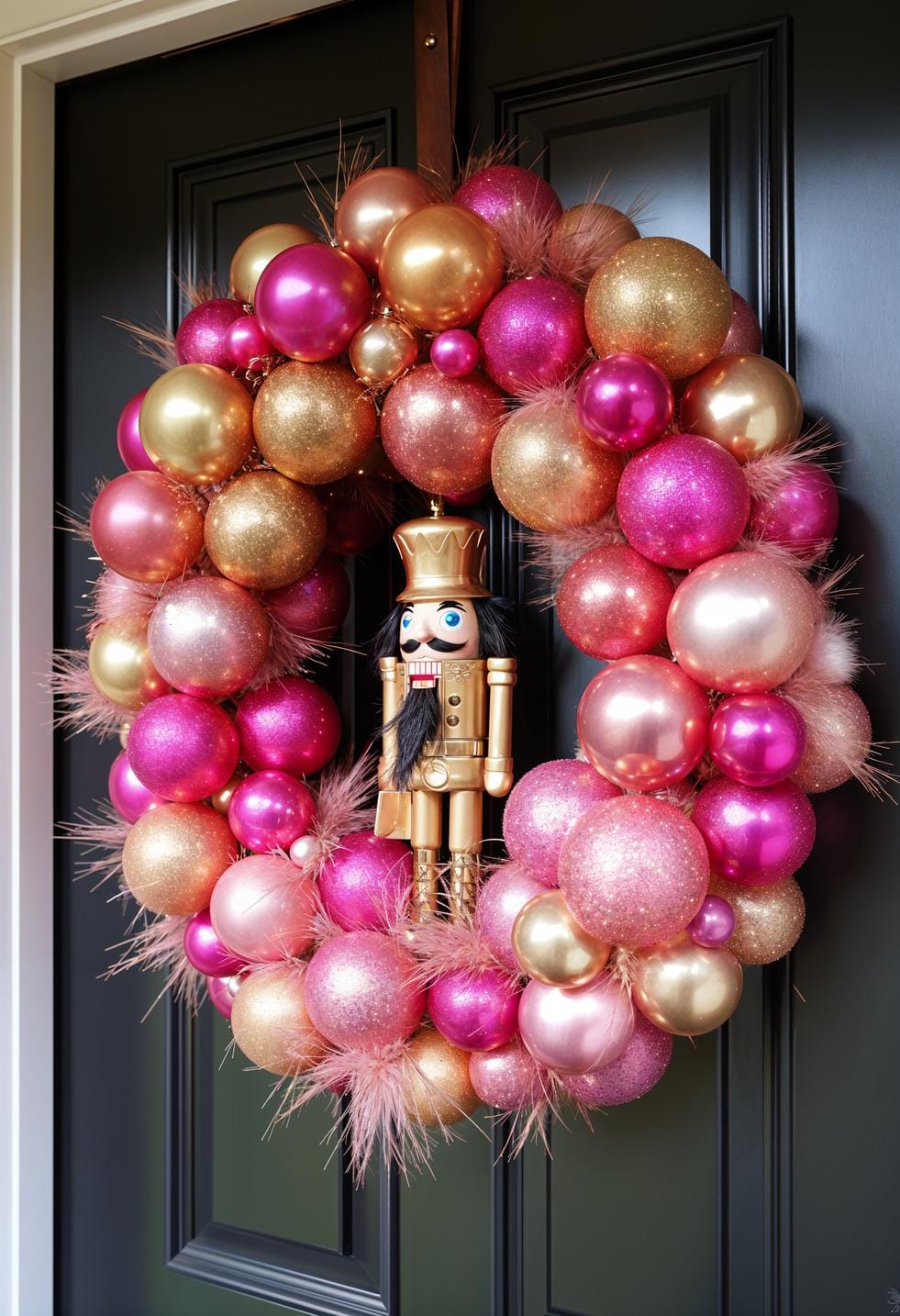 7. Festive Nutcracker Wreath Showcase-1