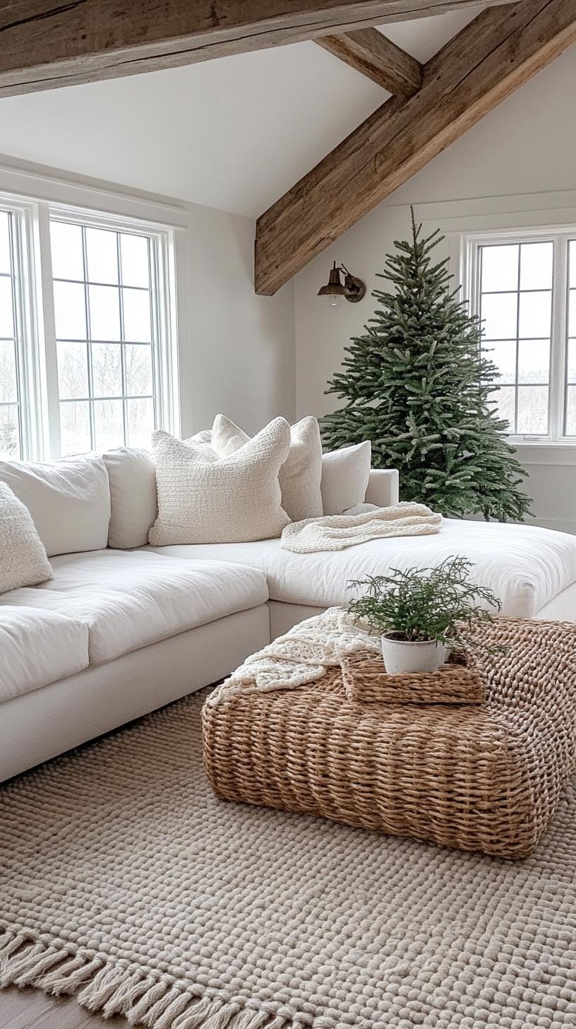 16. Festive White-Washed Living Room-0