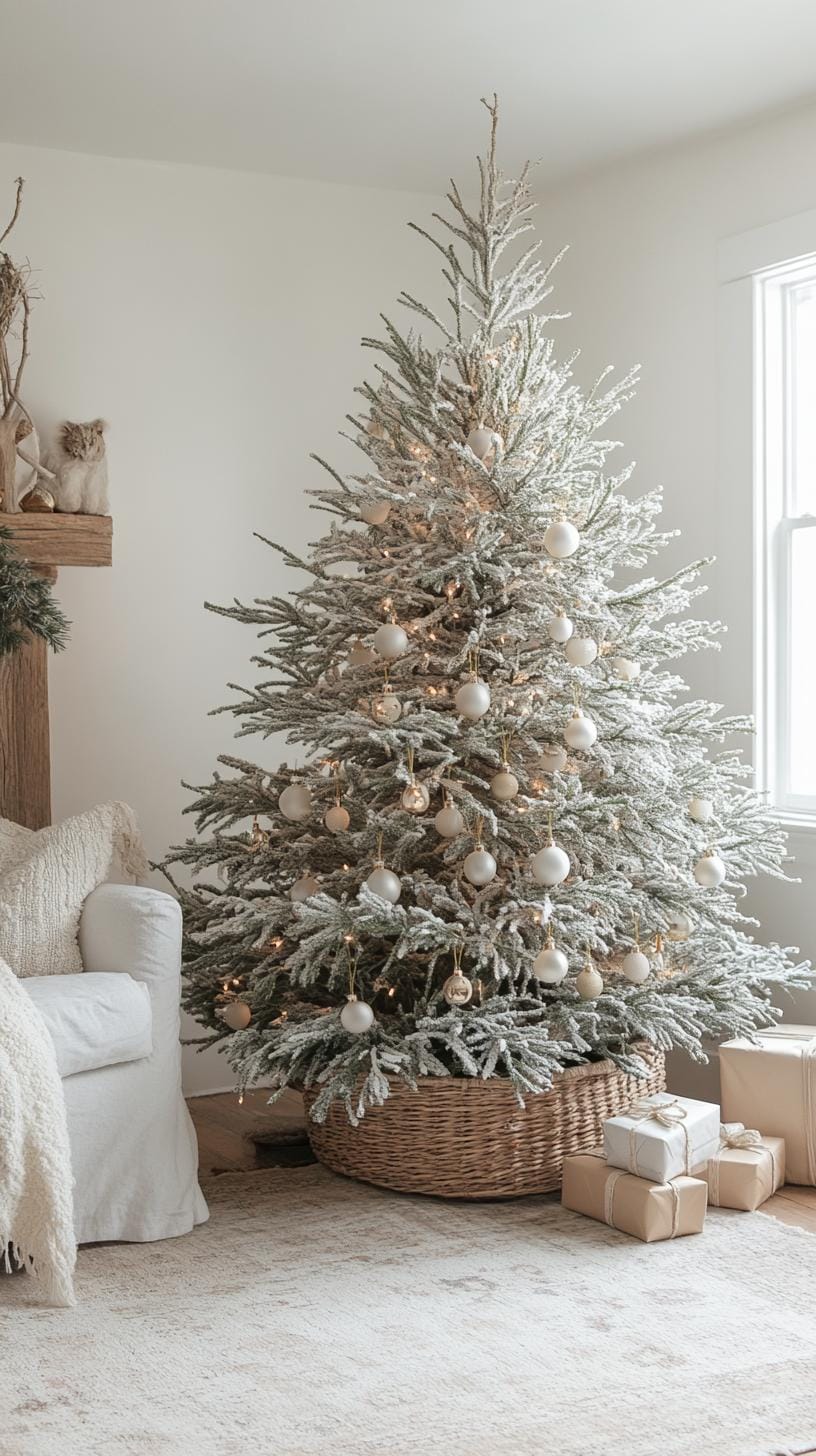 16. Festive White-Washed Living Room-1