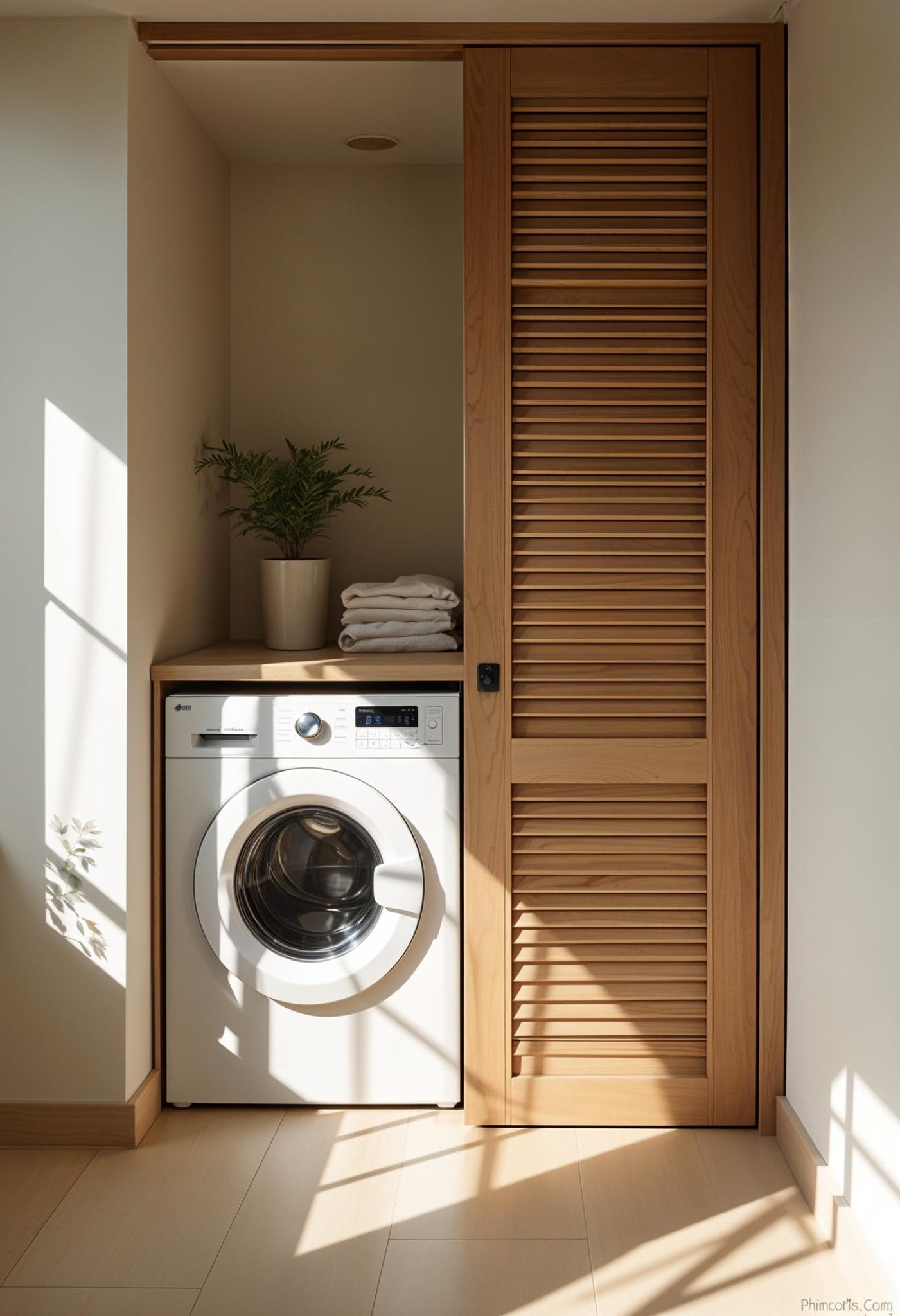 20 Genius Tiny Laundry Room Ideas: Organization & Stacked Design ...