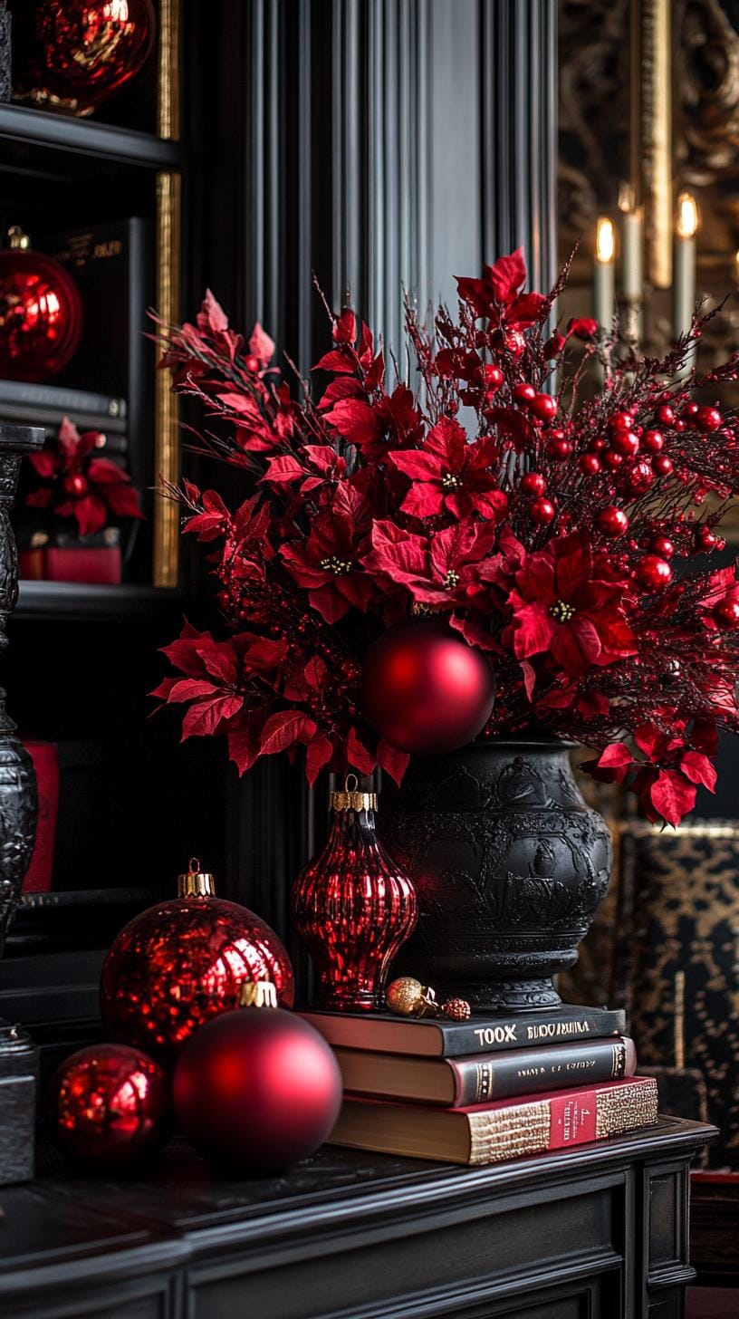 21. Luxurious Christmas Decor: Tom Ford-inspired-1