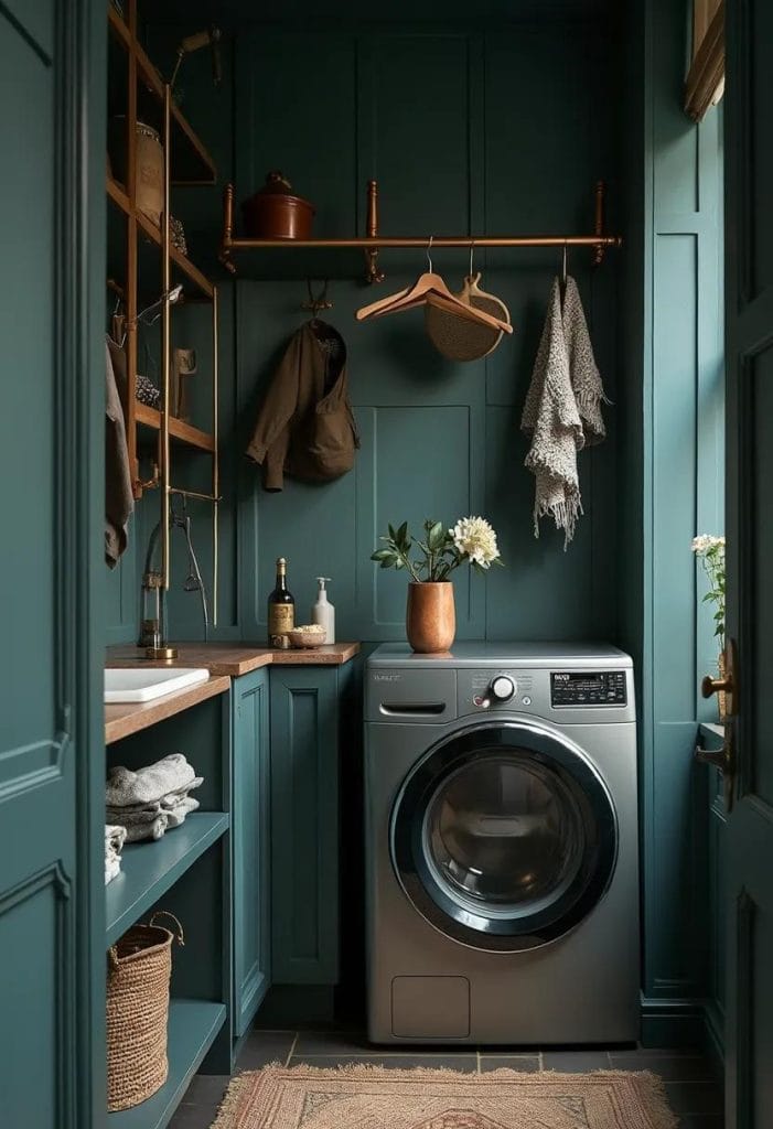 20 Genius Tiny Laundry Room Ideas: Organization & Stacked Design ...