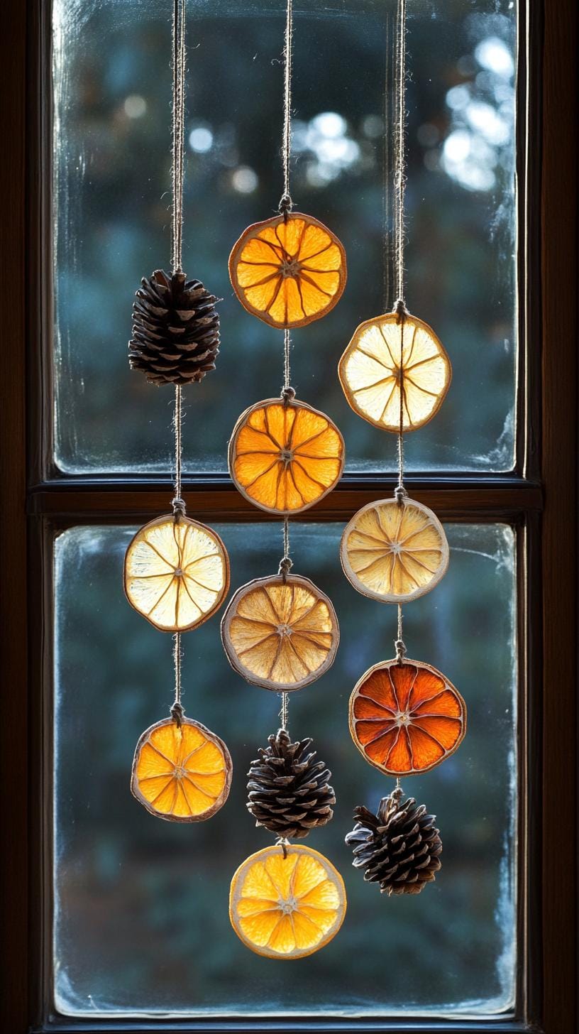 6. Natural Christmas Window Hangings-1