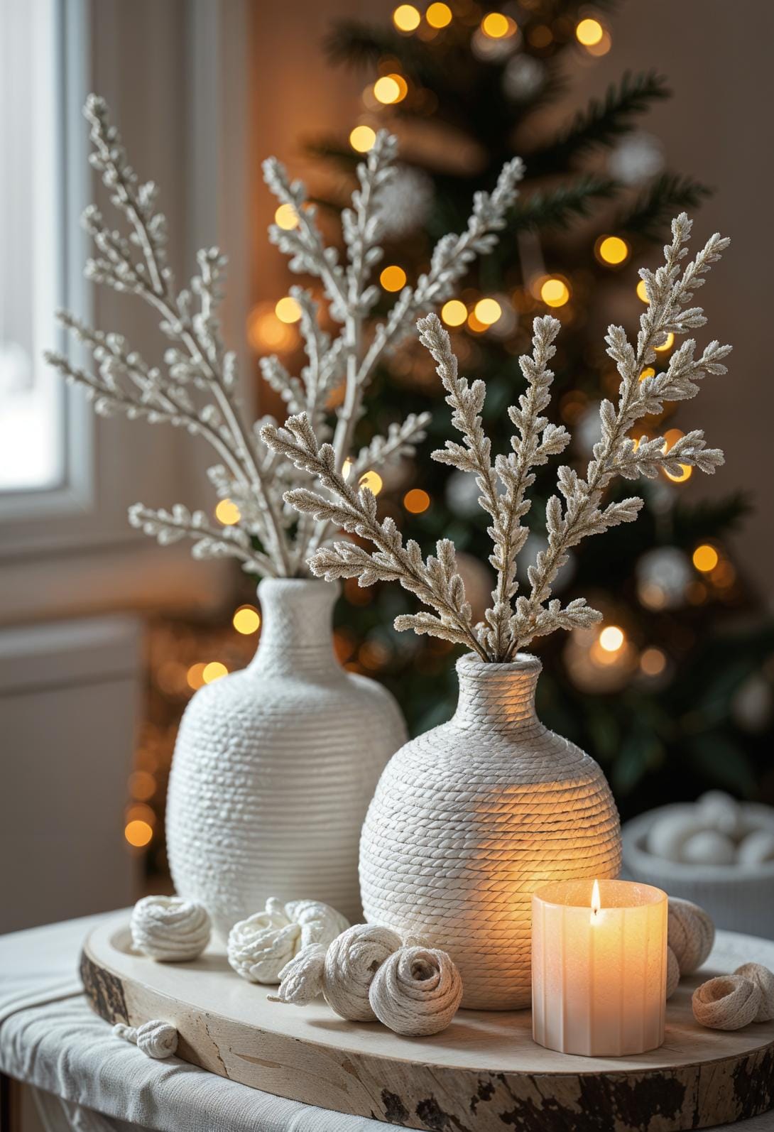 18. Natural fiber rope crafts with winter white accents-0