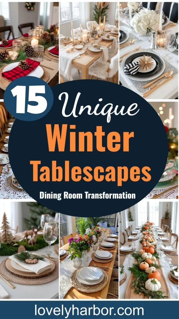 15 Unique Winter Tablescapes to Transform Your Dining Room 1 15 Unique Winter Tablescapes To Transform Your Dining Room