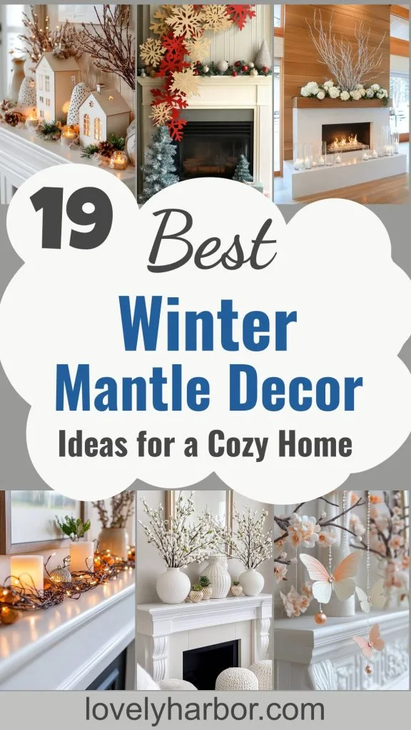 19 Best Winter Mantle Decor Ideas To Cozy Up Your Home In 2024