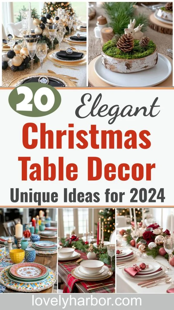 20 Elegant Christmas Dining Table Decor Ideas You Must See