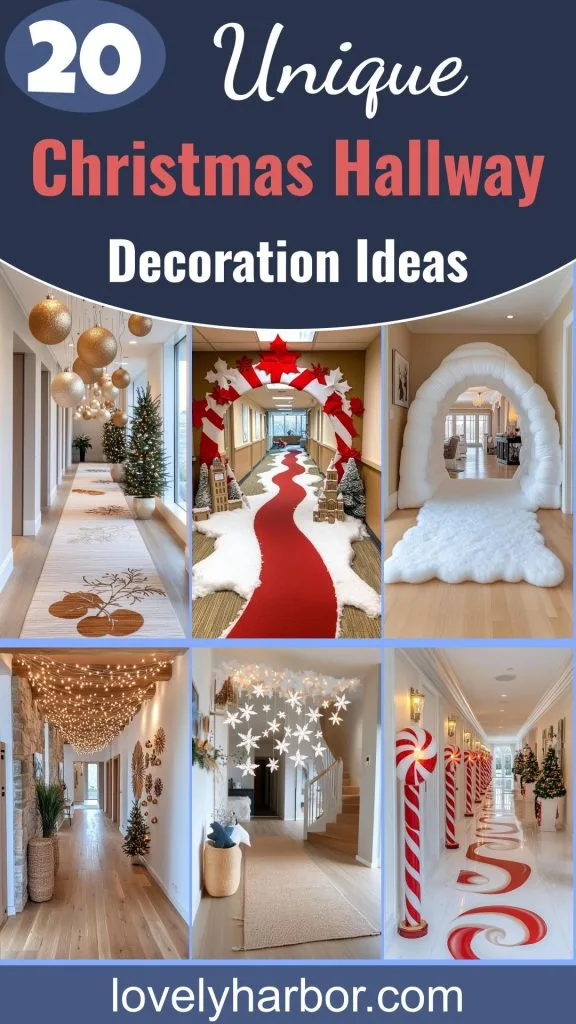 20 Unique Christmas Hallway Decoration Ideas