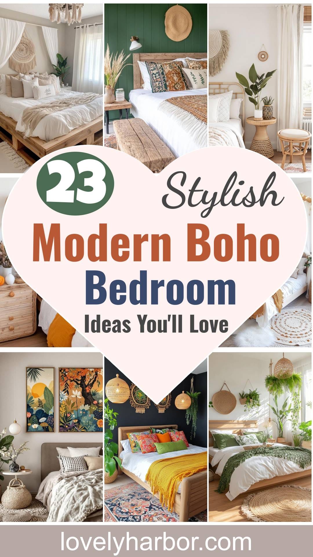 23 Modern Boho Bedroom Instantly - Lovely Harbor