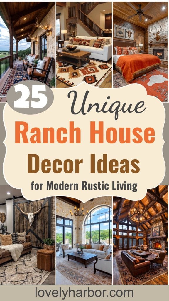 25 Chic Ranch House Decor Ideas For Modern Rustic Living