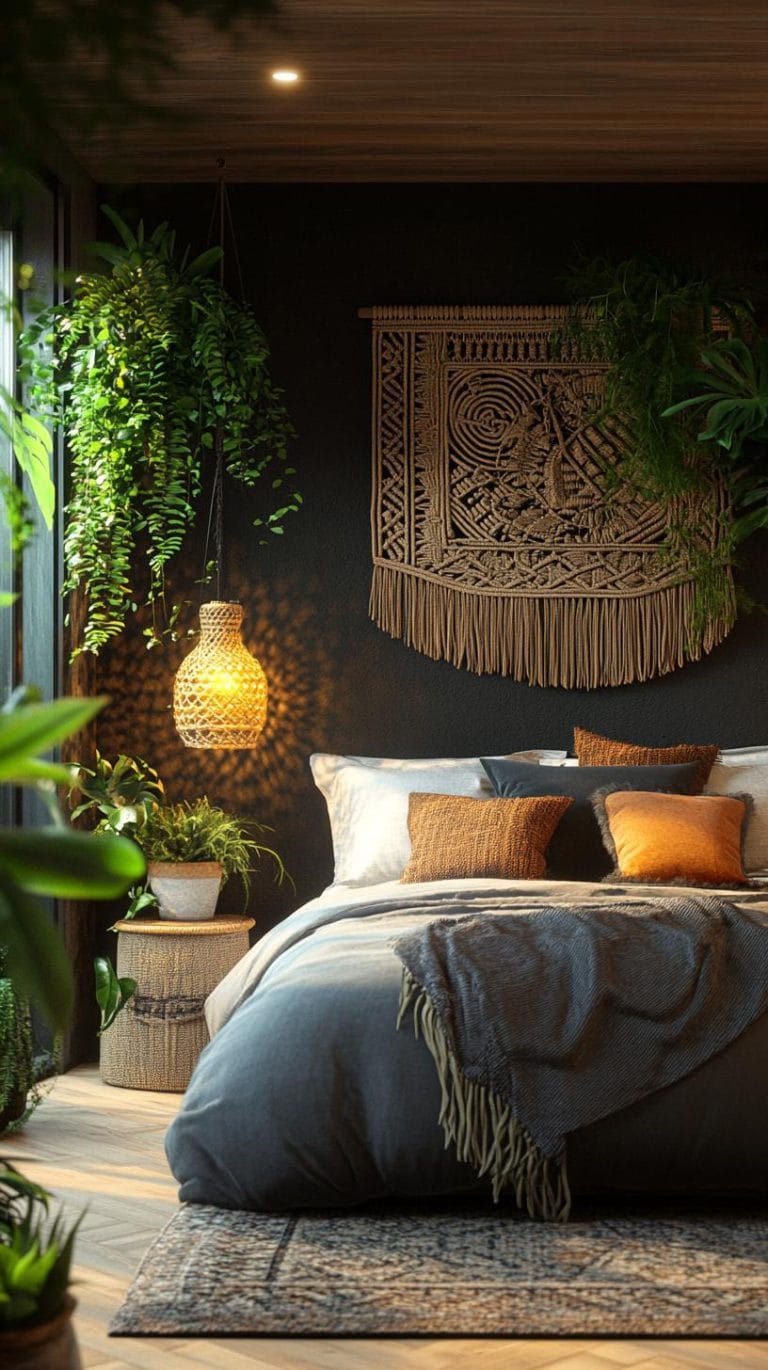 23 Whimsical Moody Boho Bedroom Ideas To Copy - Lovely Harbor
