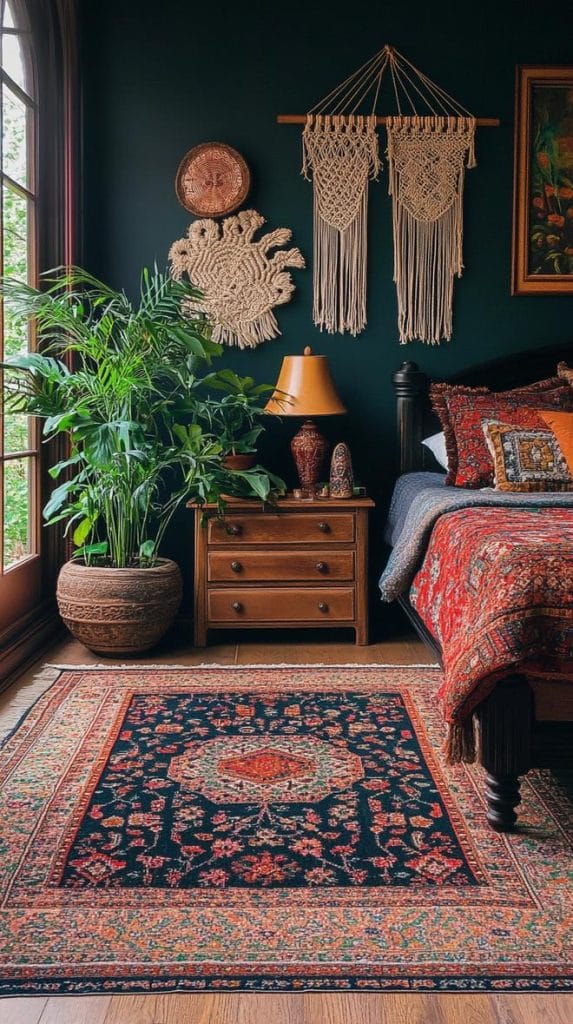 23 Whimsical Moody Boho Bedroom Ideas To Copy - Lovely Harbor