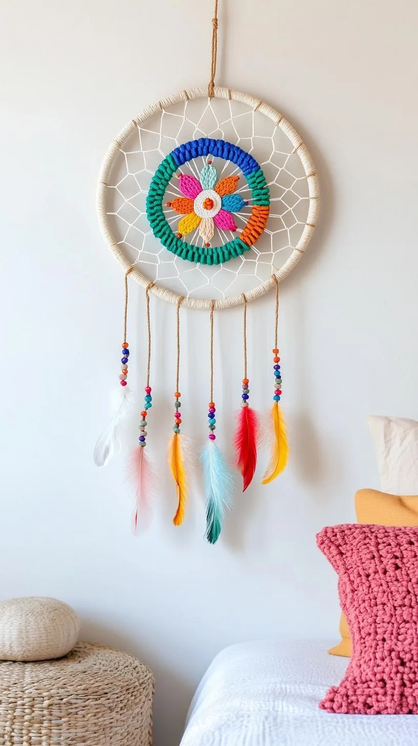 1. Boho DIY Dreamcatcher Decoration-0