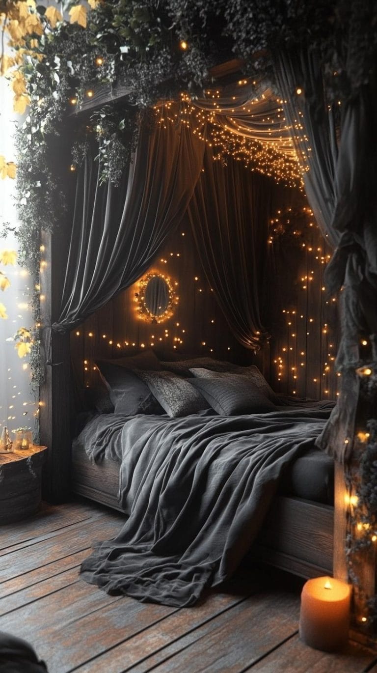 23 Whimsical Moody Boho Bedroom Ideas To Copy - Lovely Harbor