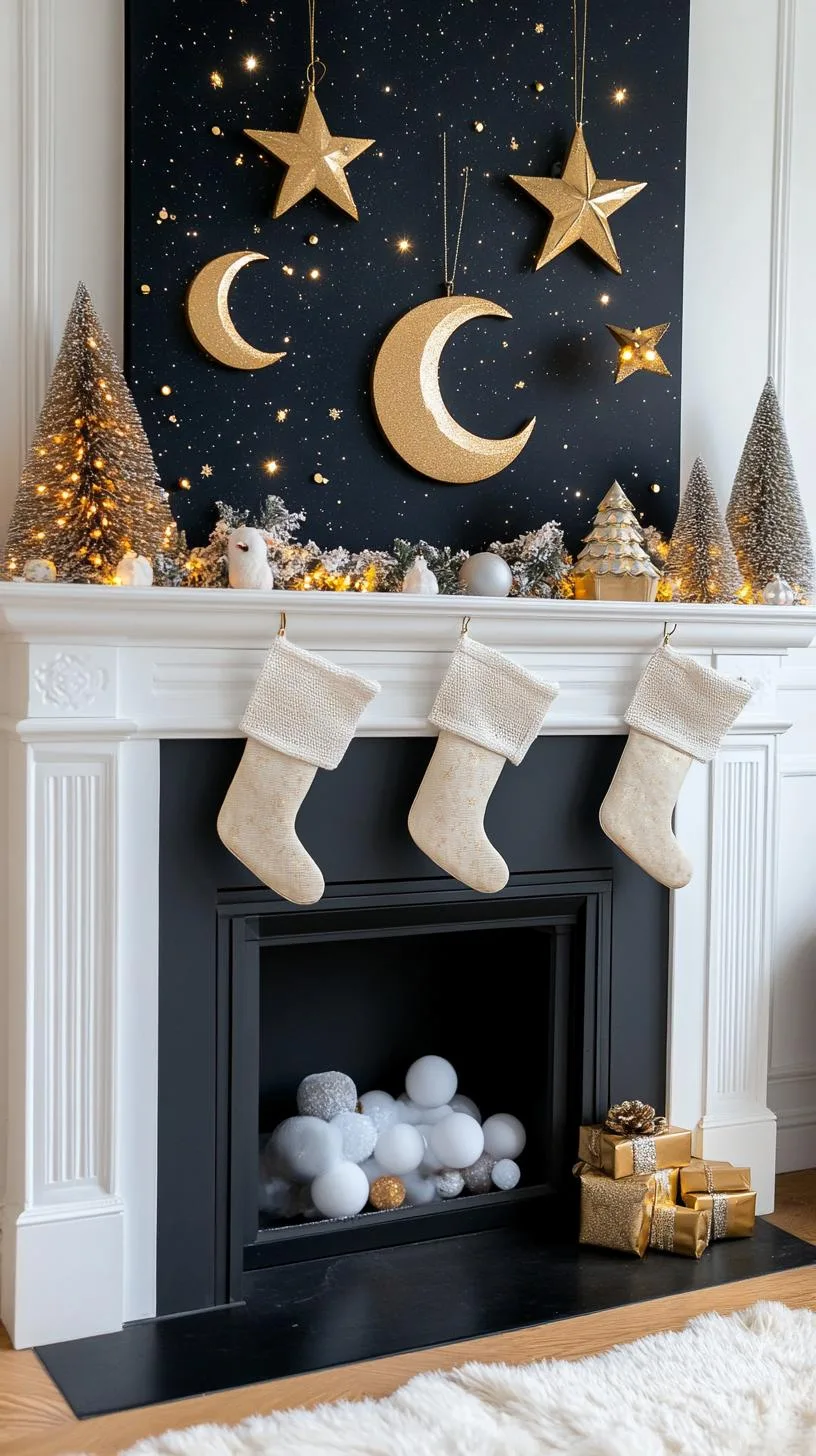 19. Celestial Winter Mantle Decor Ideas-1