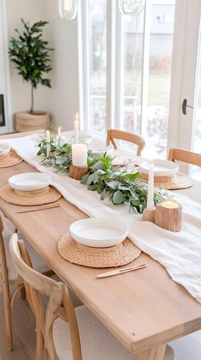 15 Unique Winter Tablescapes to Transform Your Dining Room 4 1. Cozy Scandinavian Winter Tablescapes-2