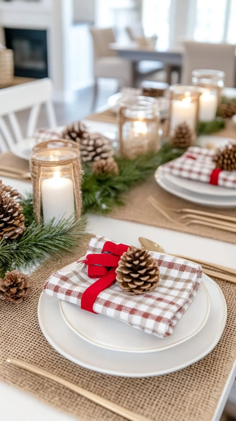 15 Unique Winter Tablescapes to Transform Your Dining Room 9 3. Cozy Winter Tablescapes: Rustic Elegance-1