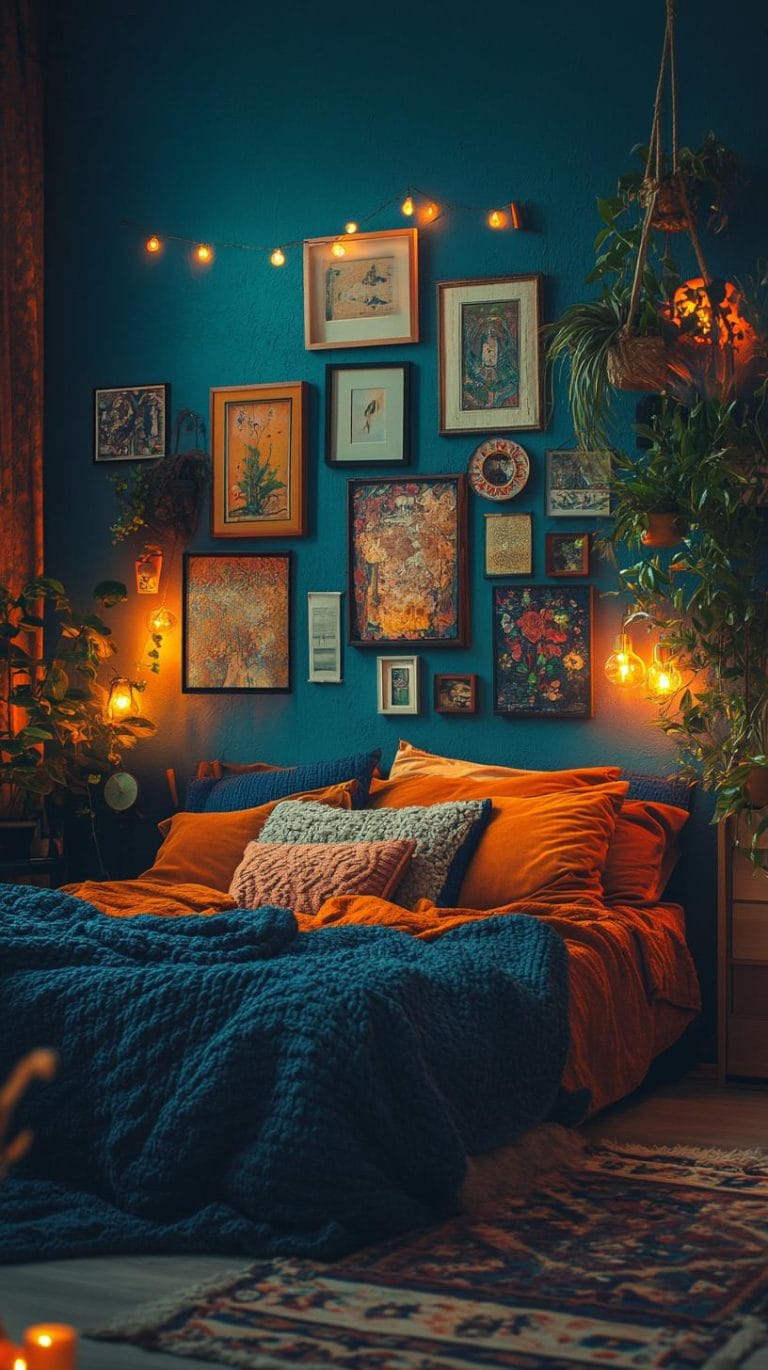 23 Whimsical Moody Boho Bedroom Ideas To Copy - Lovely Harbor