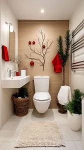 DIY tree wall decal with simple hanging ornaments 1
