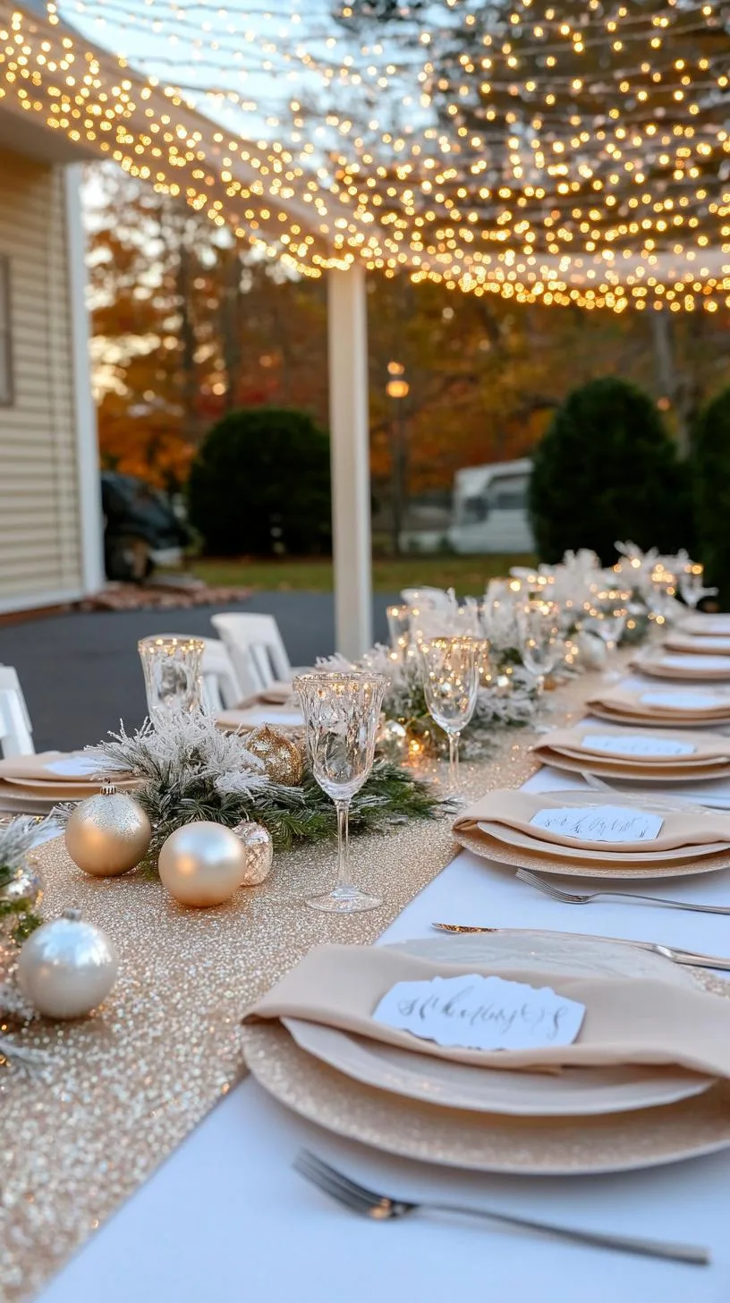 12. Dreamy Winter Wonderland Christmas Table with Twinkling Fairy Lights-2