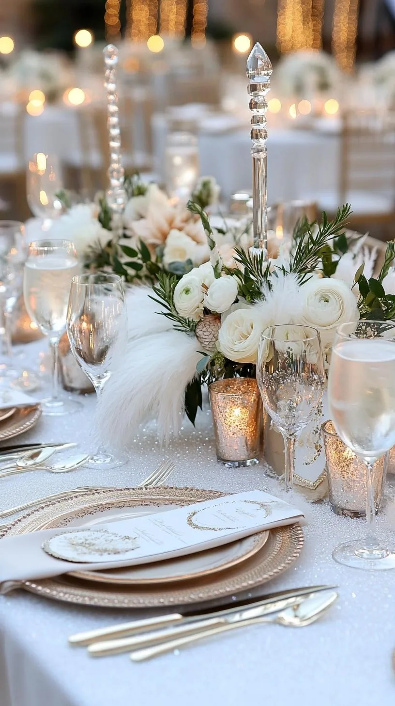 15 Unique Winter Tablescapes to Transform Your Dining Room 7 2. Frosty Table Decor Ideas-2