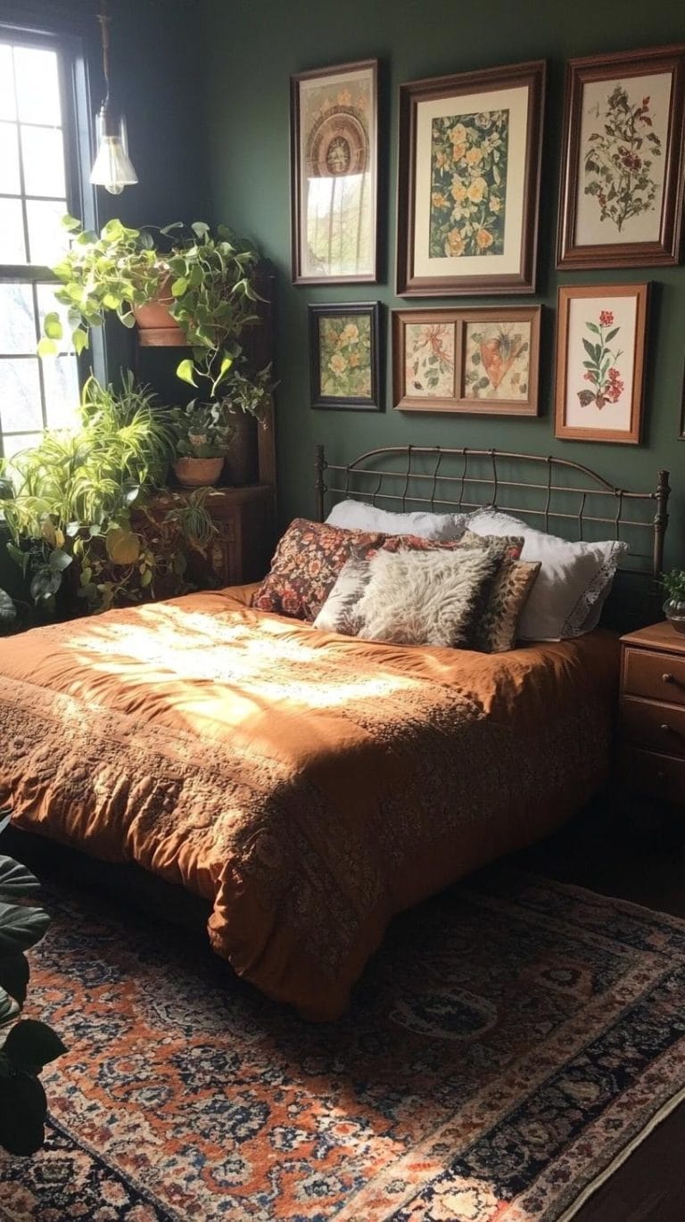23 Whimsical Moody Boho Bedroom Ideas To Copy - Lovely Harbor