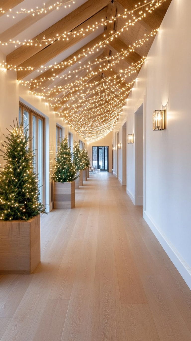 20 Unique Christmas Hallway Decoration Ideas - Lovely Harbor