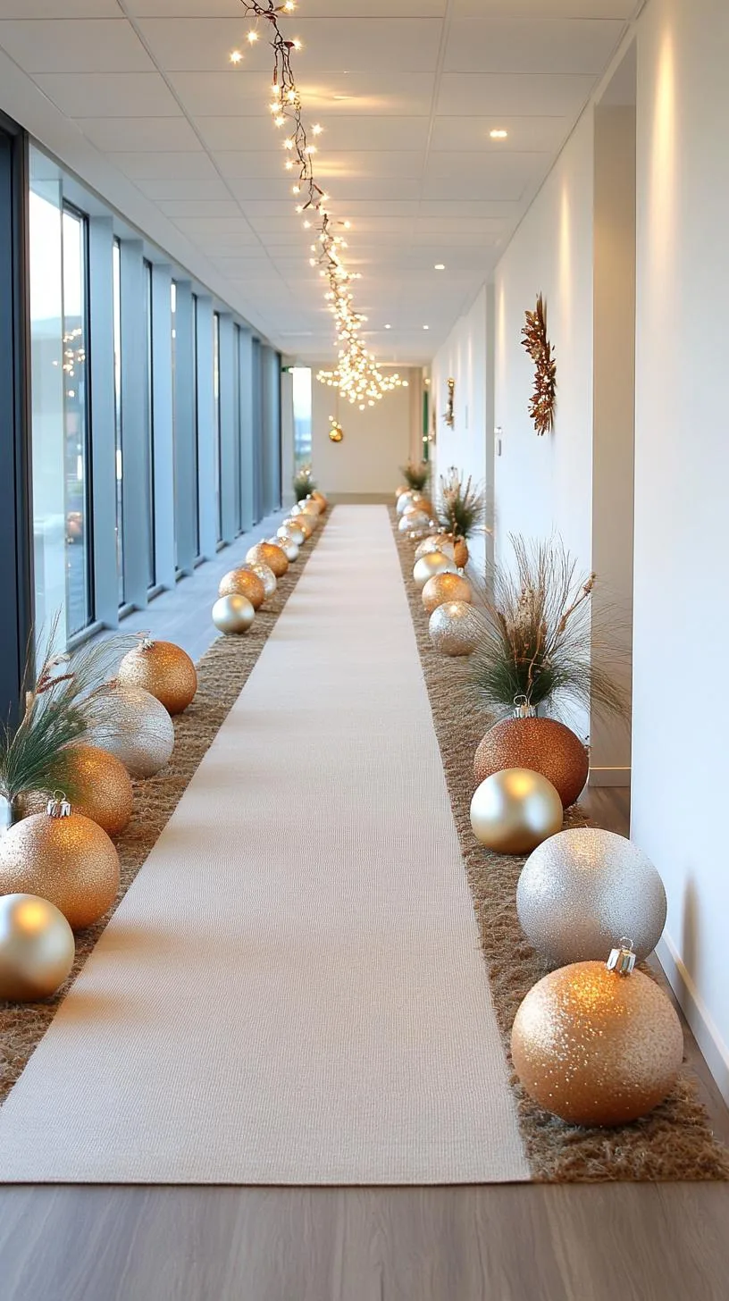 16. Minimalist string light canopy with scattered metallic ornaments-1