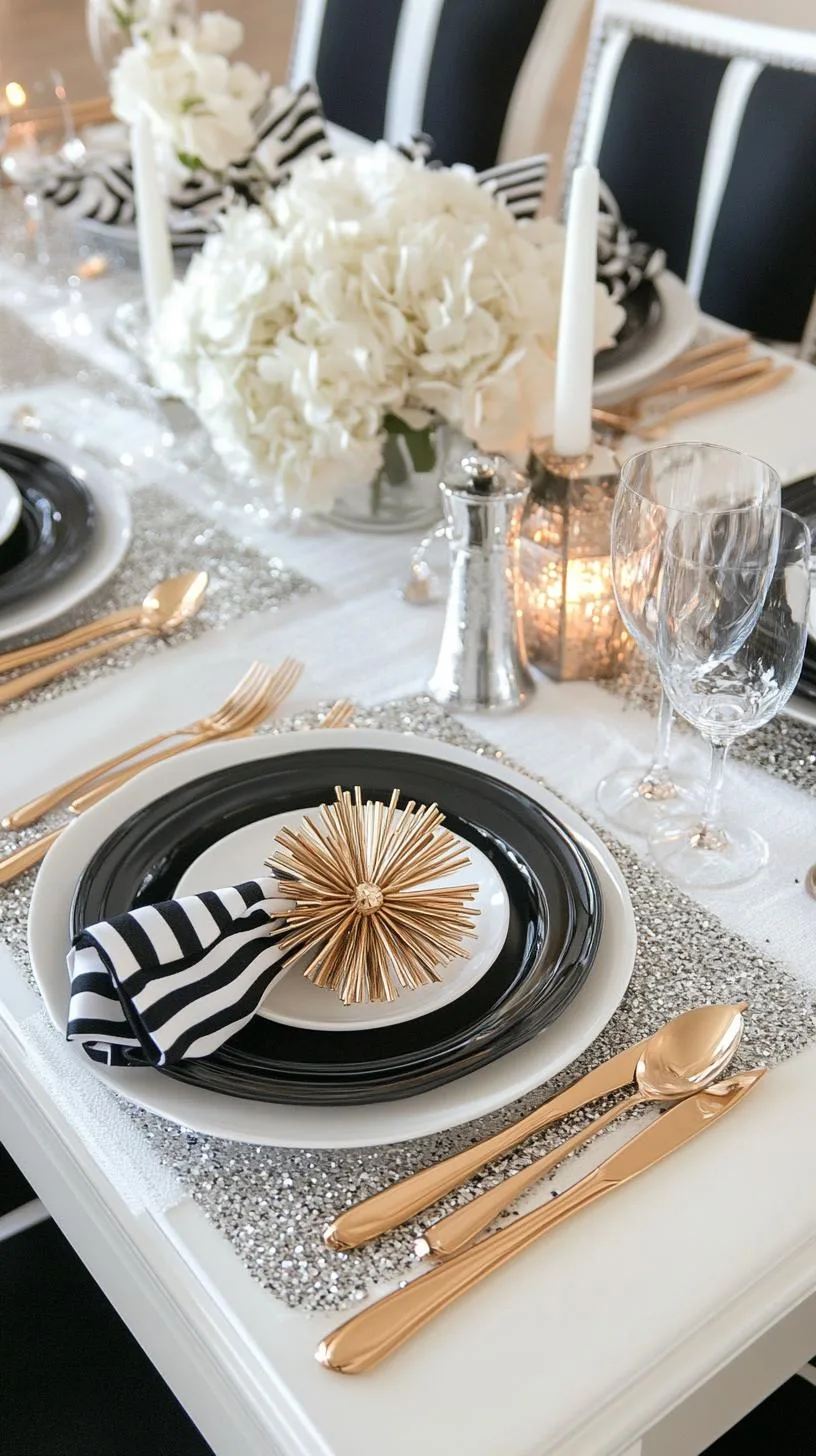 15 Unique Winter Tablescapes to Transform Your Dining Room 14 5. Monochrome Winter Tablescapes-1