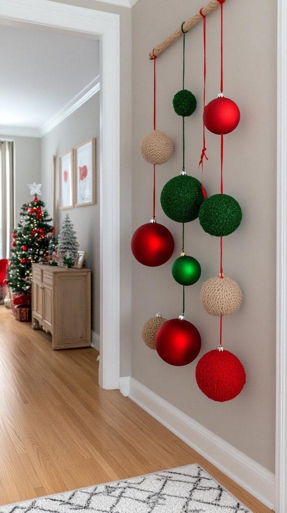 20 Unique Christmas Hallway Decoration Ideas - Lovely Harbor