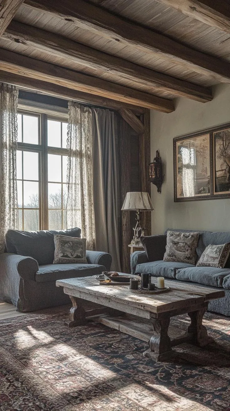 9. Rustic Elegance in Farmhouse Decor-0